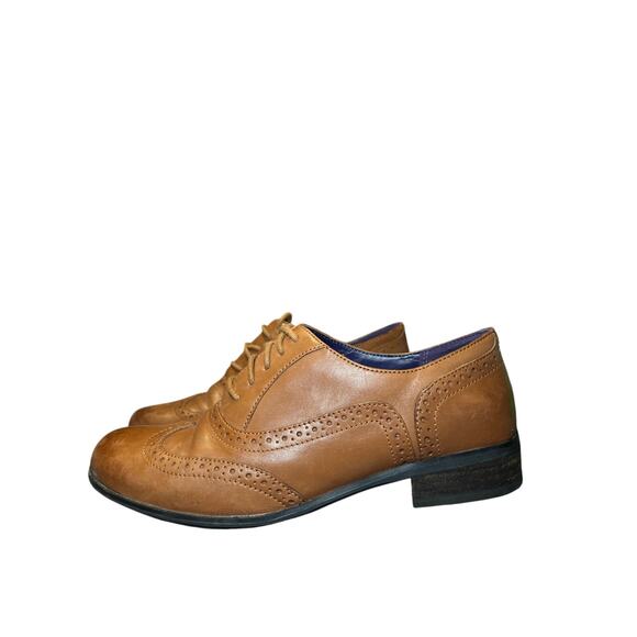 Clarks Brown Leather Oxford Shoes Size 7 - Picture 5 of 11